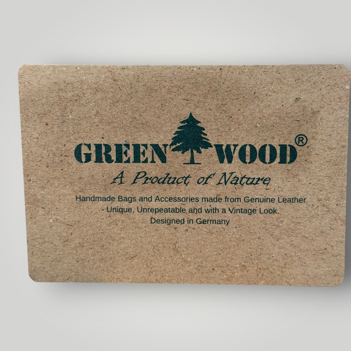 Мъжки кожен портфейл "Green Wood"
