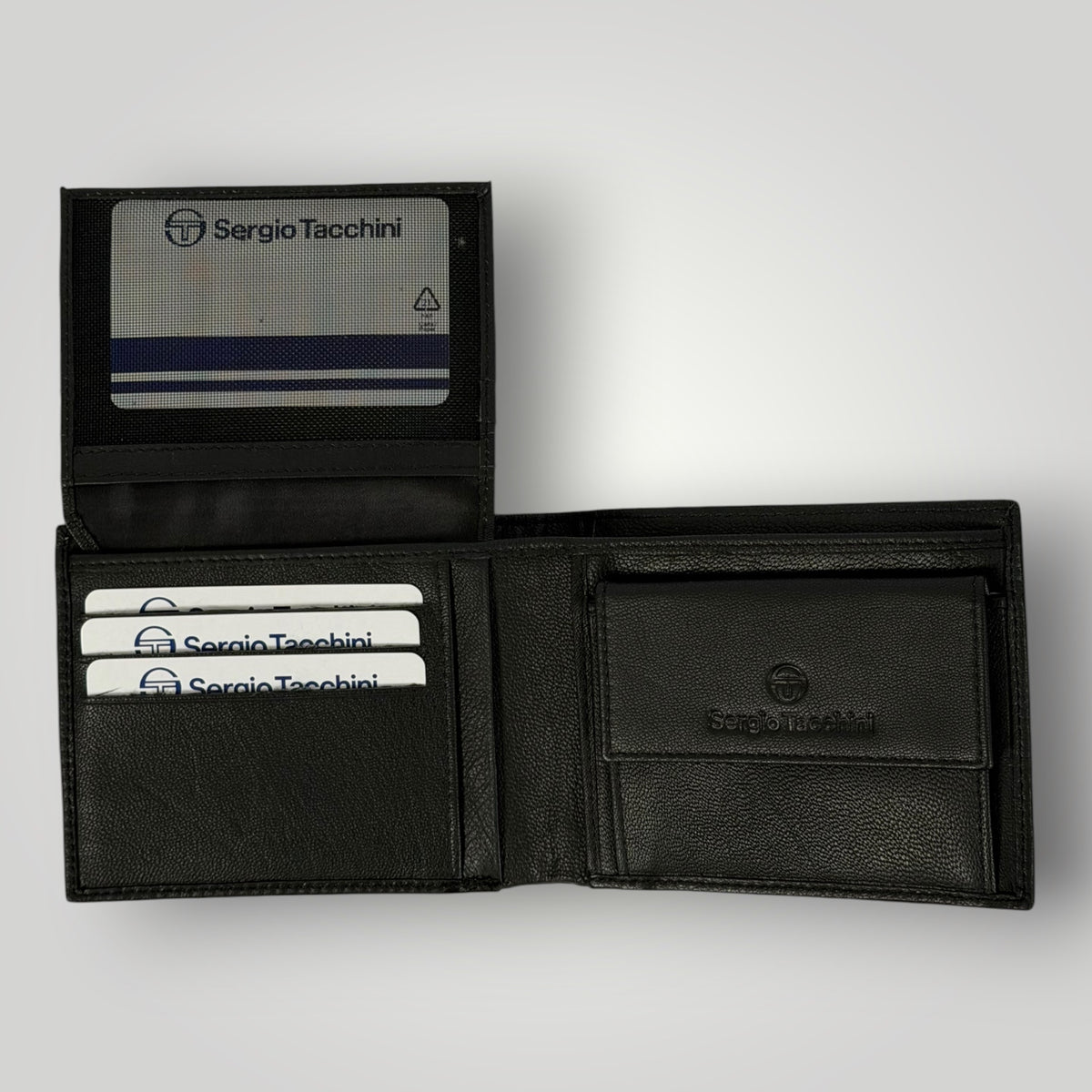 Мъжки кожен портфейл "Sergio Tacchini" Black