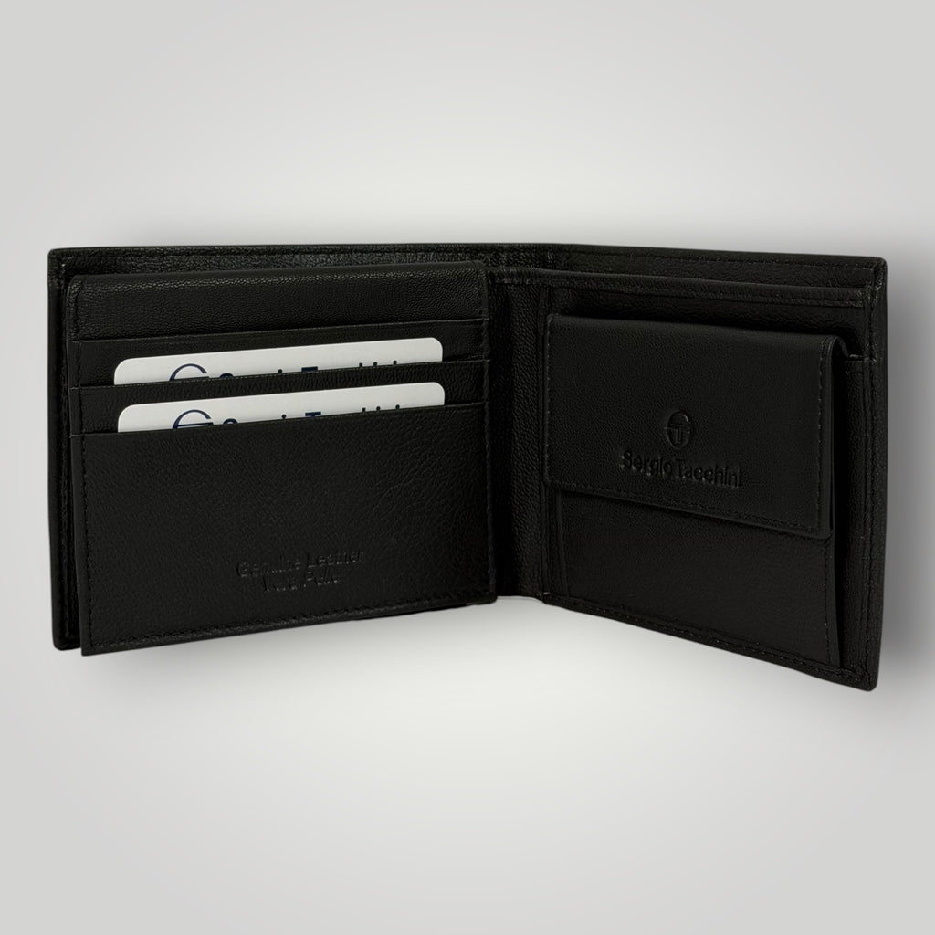 Мъжки кожен портфейл "Sergio Tacchini" Black