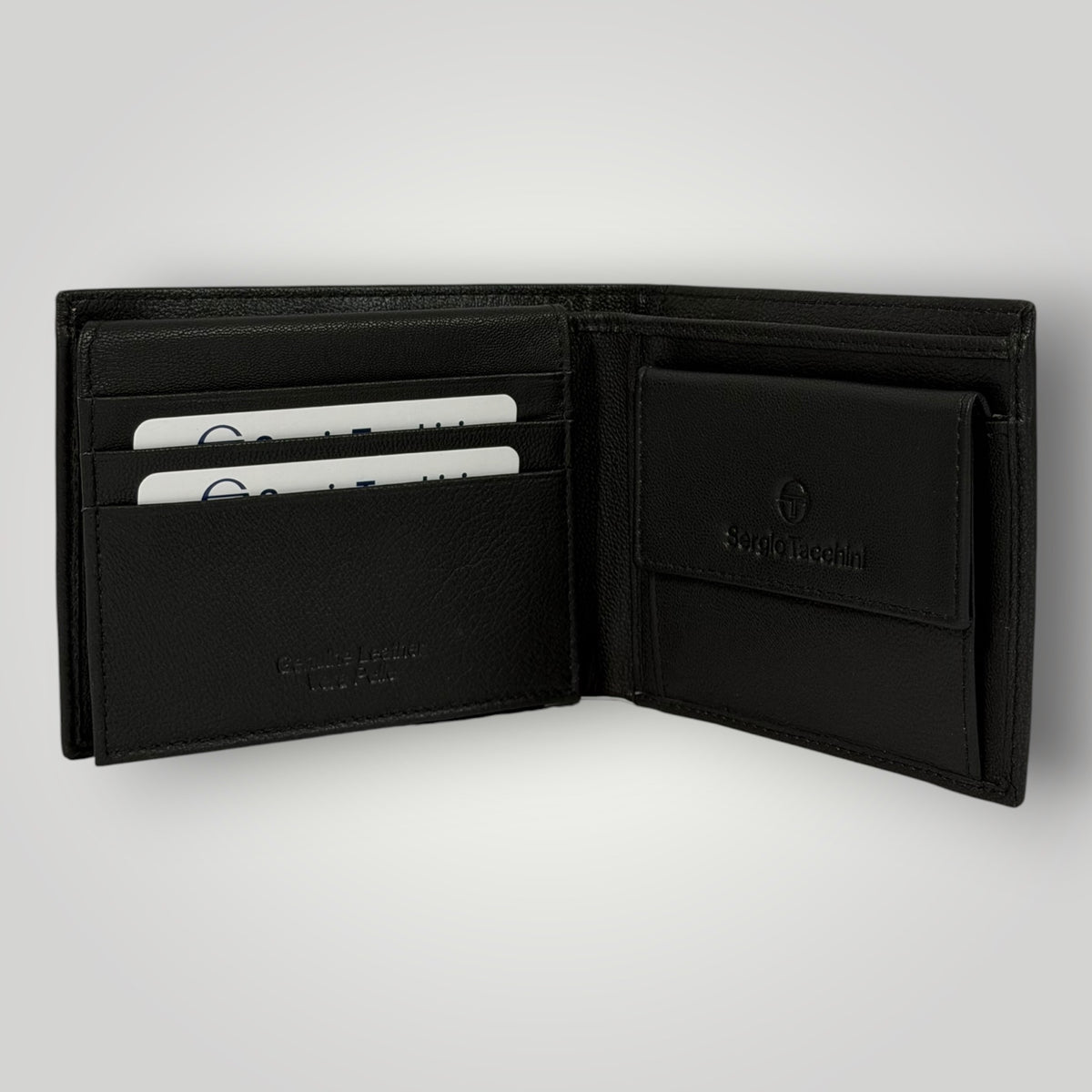 Мъжки кожен портфейл "Sergio Tacchini" Black